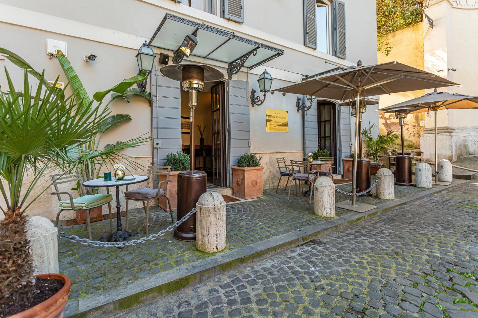 Hotel Parrasio Roma Esterno foto